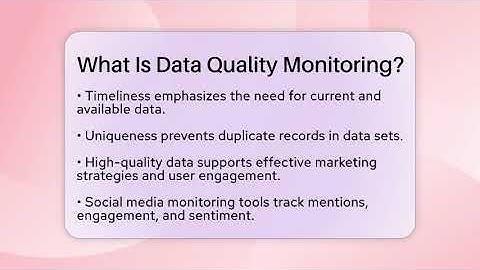 What Is Data Quality Monitoring? - Everyday-Networking