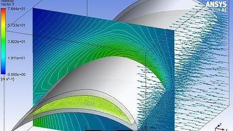 Turbine Blade/Heat Transfer Analysis By Using Fluids-Solid Interfaces with ANSYS CFX