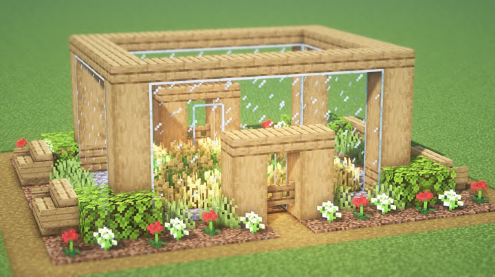 マインクラフト ガラスハウスの作り方 建築講座 Deerbuild Youtube