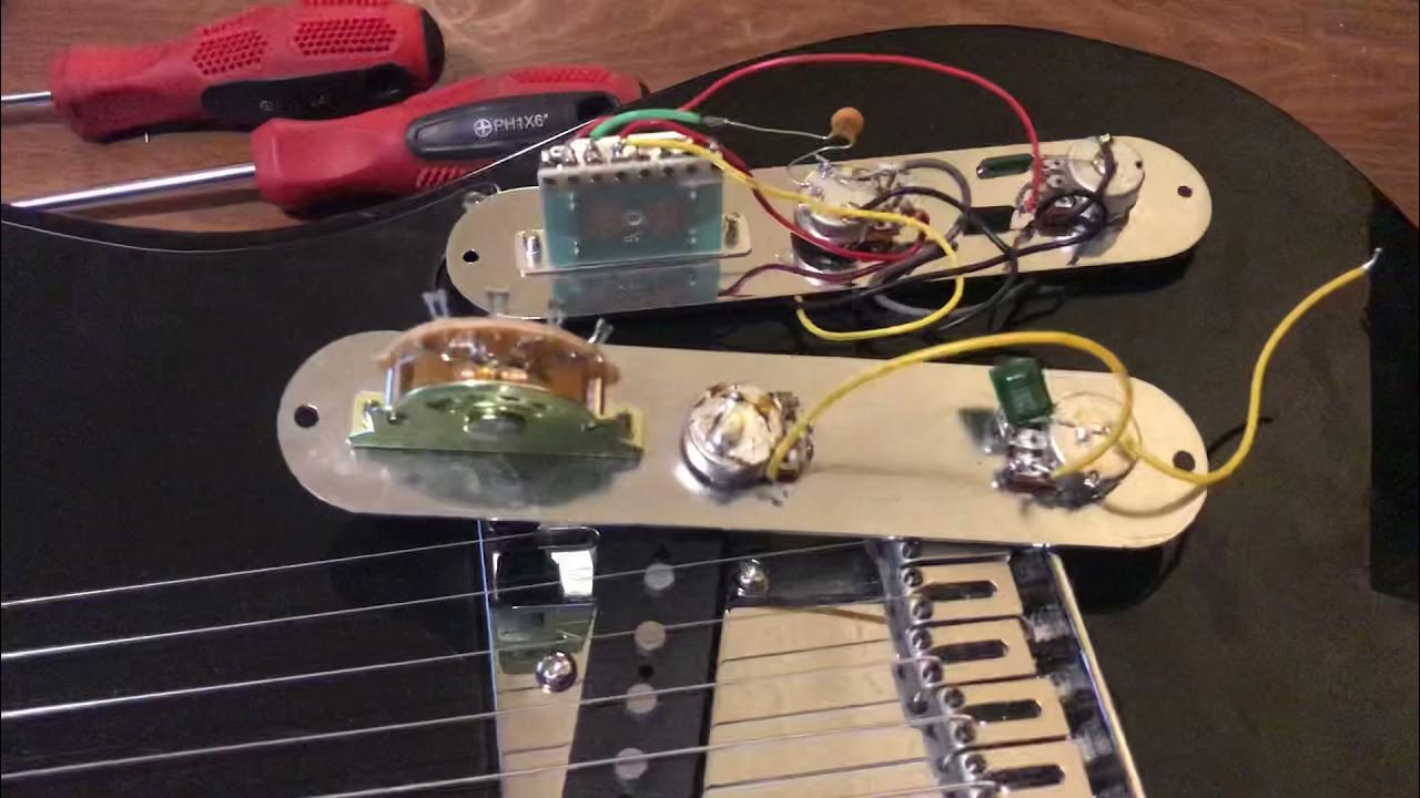 Fender Esquire “Eldred Mod Alternative” wiring with import switch - YouTube