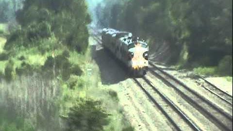 A Very Short Video of NS Westbound OCS 955 In Macedonia Ohio In July 2012