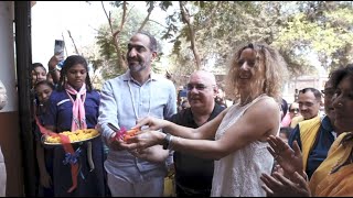 Inauguration of new school teaching and accommodation buildings in India