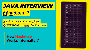 How HashMap works Internally in Java ? | Java 8 Updates on HashMap | தமிழ்