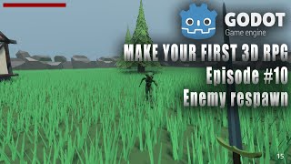 MAKE YOUR FIRST 3D RPG IN GODOT #10 | ENEMY RESPAWN