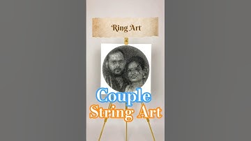 Couple String Art Portrait/String Art Couple Making/String Art Portrait Making/String Art By Me#art