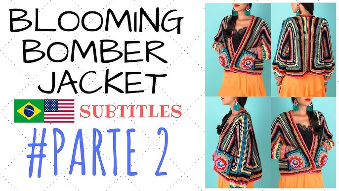 How to Crochet A Bomber Jacket  Pattern & Tutorial DIY 