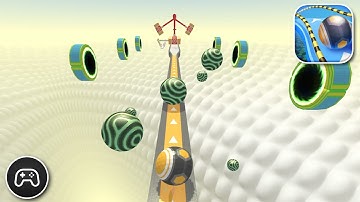 Action Balls: Gyrosphere Race - Gameplay Walkthrough Part 12 - Basic Levels 52-53 (iPad Gameplay)