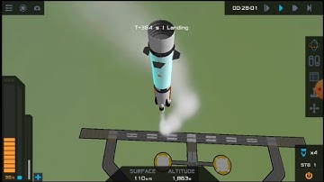 SimpleRockets 2- Automated Reusable Rocket - SpaceX Falcon9