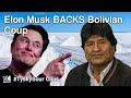 Elon Musk BACKS Bolivian Coup Against Morales