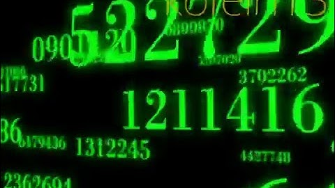 Data flow Motion Numbers