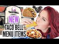 NEW Taco Bell Items Taste Tested! Bacon Club Chalupa & Nacho Fries