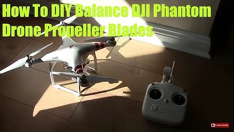 How To DIY Balance DJI Phantom Mavic Mini Drone Propeller Blades