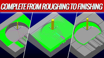 From roughing to finishing - Delcam Powermill 2020 tutorial - delcam programming