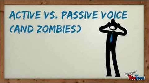 Active vs  Passive Voice and zombies   YouTube