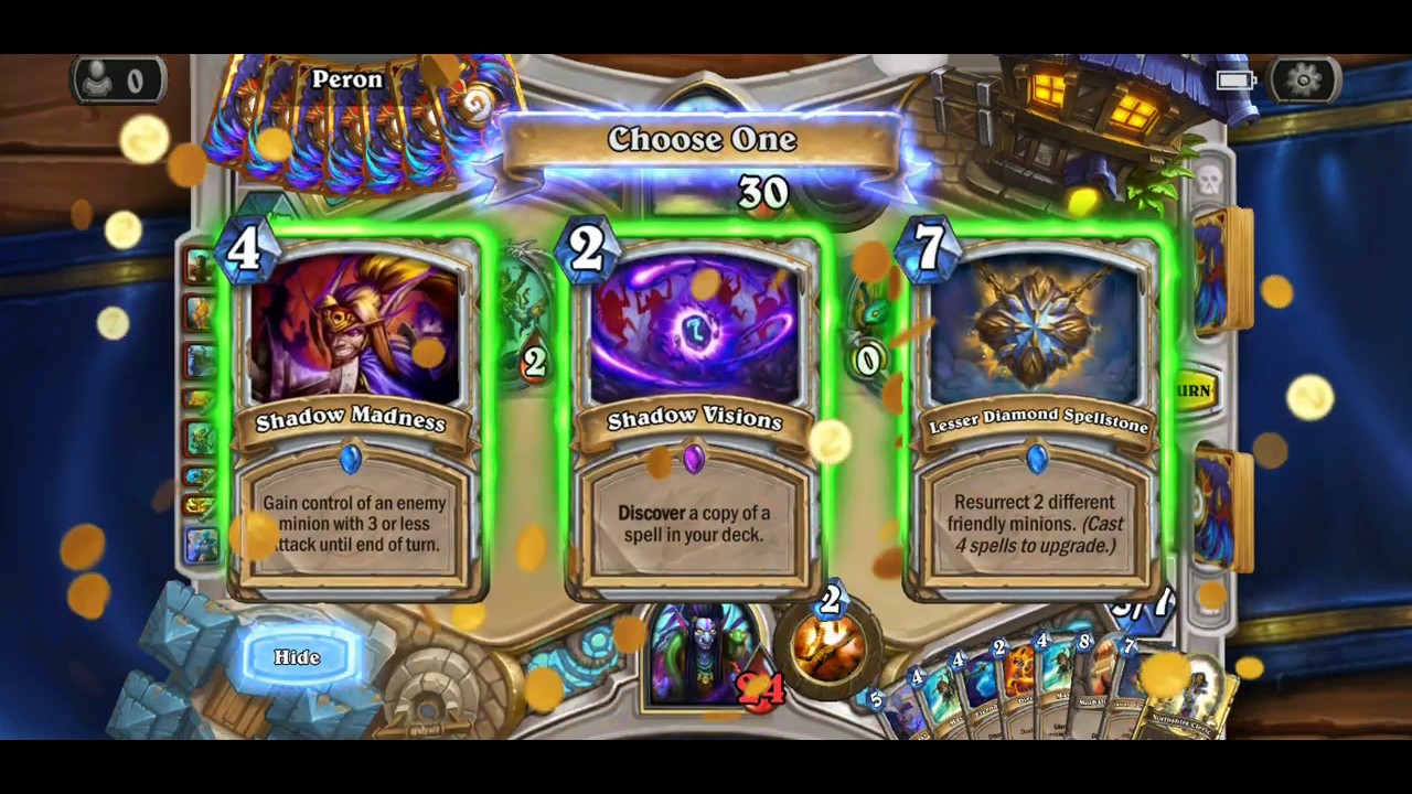 Incredible!! Win after win!! Vargoth + Wall Priest - Hearthstone