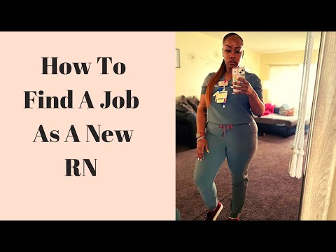 How To Find A Job As A New RN | & List Of Some Residency Programs