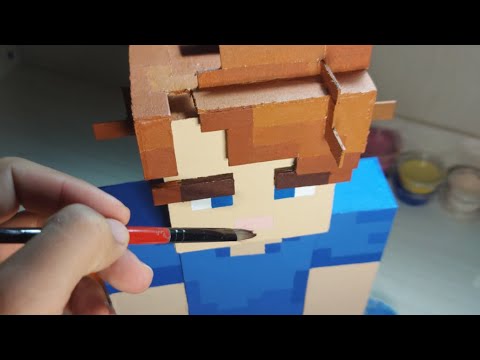 I made Minecraft Block Facts skin in REAL LIFE 