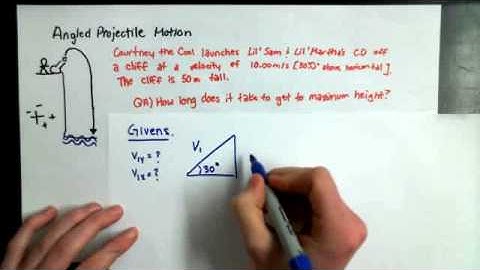 1 9A   Angled Projectiles   Time to Max Height 1