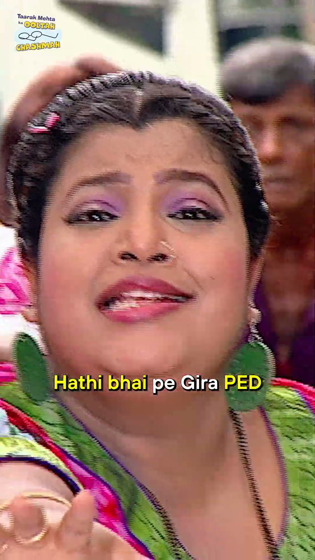 Hathi bhai pe Gira PED! #tmkoc #funny #comedy #relatable #shorts #funnyshorts