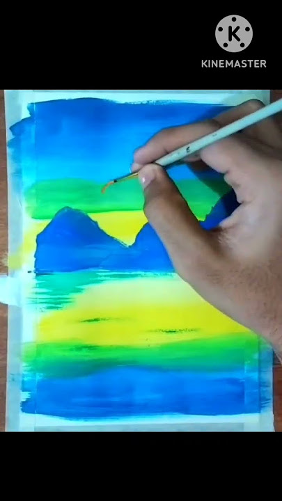 Easy & Simple Painting For Beginners #shorts #acrylicpainting #drawing 