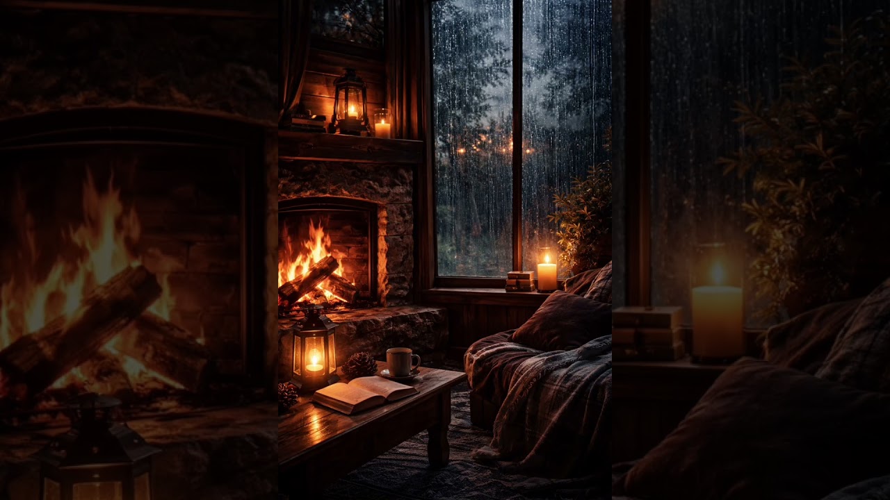 Crackling Fireplace Sounds – 1 Hour | Relaxing Fire for Sleep & Relaxation