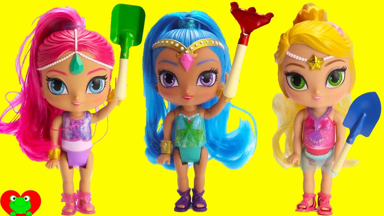 shimmer and shine toy videos youtube