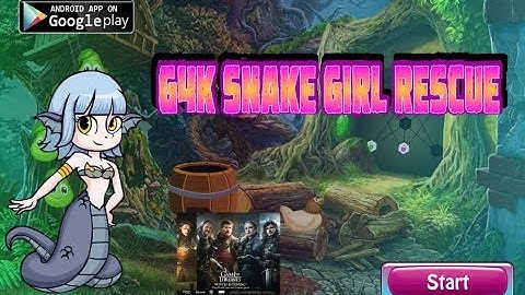 G4K Snake Girl Rescue Walkthrough [Games4King]