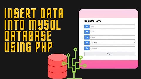 How to Insert Data in Database using PHP and MySQL | PHP MySQLi Tutorial | Web development tutorial