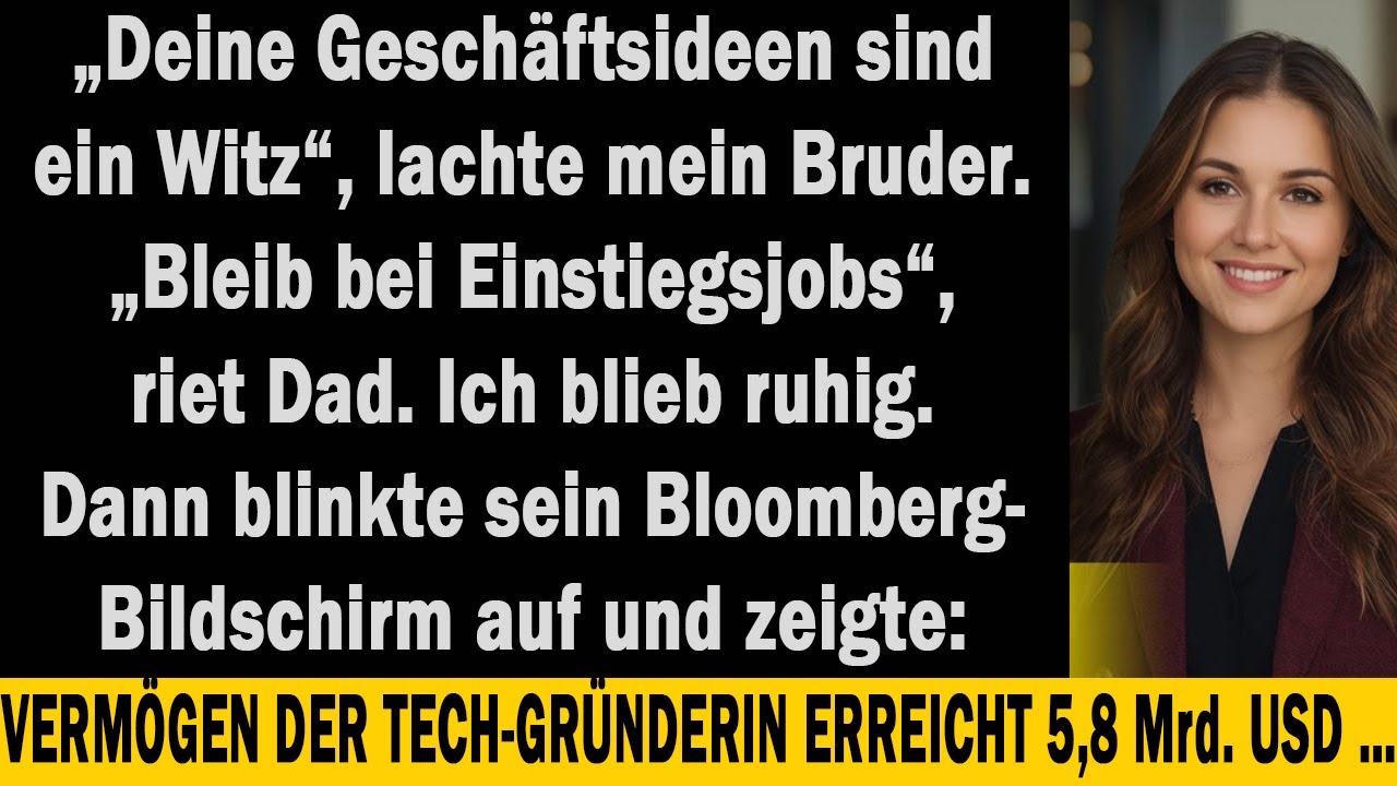 Sie hielten meinen 800.000-Plan für wertlos – bis mein Bloomberg-Terminal mein Vermögen zeigte.