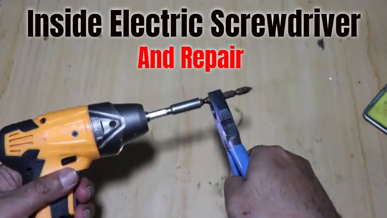 Inside an Electric Screwdriver