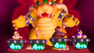 Mario Party 9 Bob-Omb Factory - Mario Vs Peach Vs Wario Vs Waluigi Gameplay Mariogame