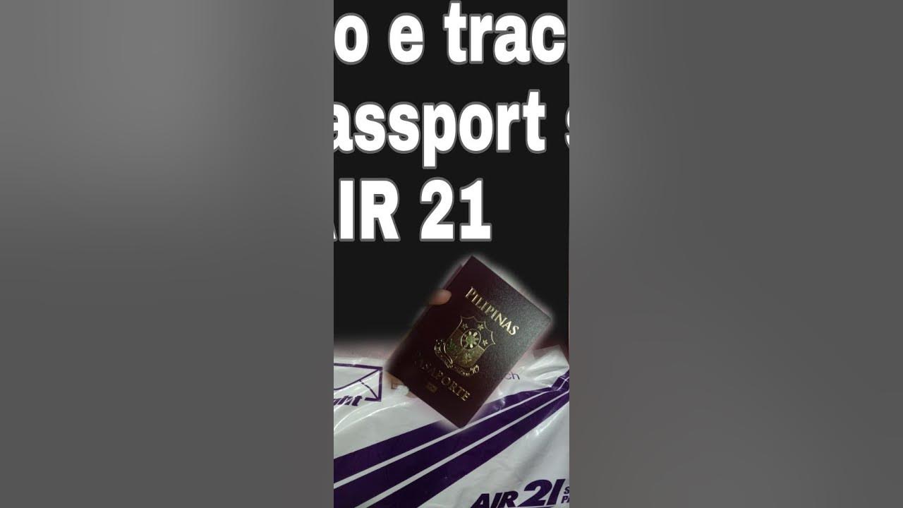 How to track your passport at air21 dfa passport tracking youtube
