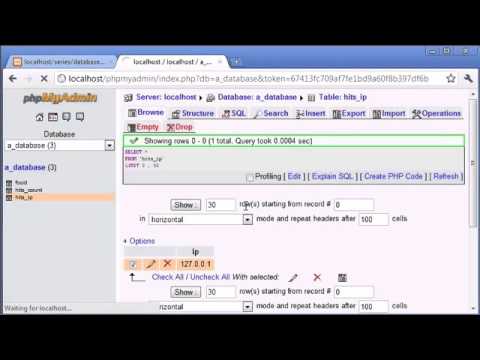 Beginner PHP Tutorial   126   Creating a Database Hit Counter Part 4