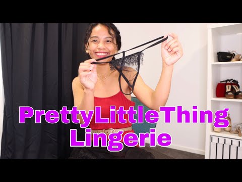 Lingerie with Heels Try-on Haul ft.PrettyLittleThing || Lebee Ongco 117