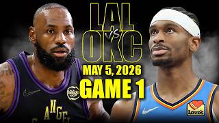 Los Angeles Lakers vs Oklahoma City Thunder Full Game 1 Highlights - May 5, 2026 | NBA Playoffs screenshot 1