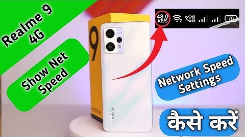 Show Net Speed in Realme 9,How To Set internet Connection Setting in Realme 9 4G,Realme 9 Show Net