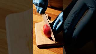 Realistic Apple Cutting with Knife | AI Generated Ultra Real Video | 9:16 Vertical Shot | AI Creator