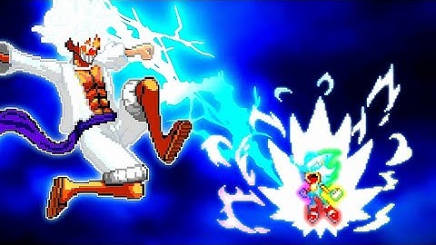 Luffy The 5th Emperor V3 OP (all form) VS Sonic Chaos V3 RN OP (all form) in Jump Force Mugen