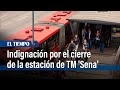 Residentes de la Av. Primera de Mayo indignados por cierre de estación de TM| El Tiempo