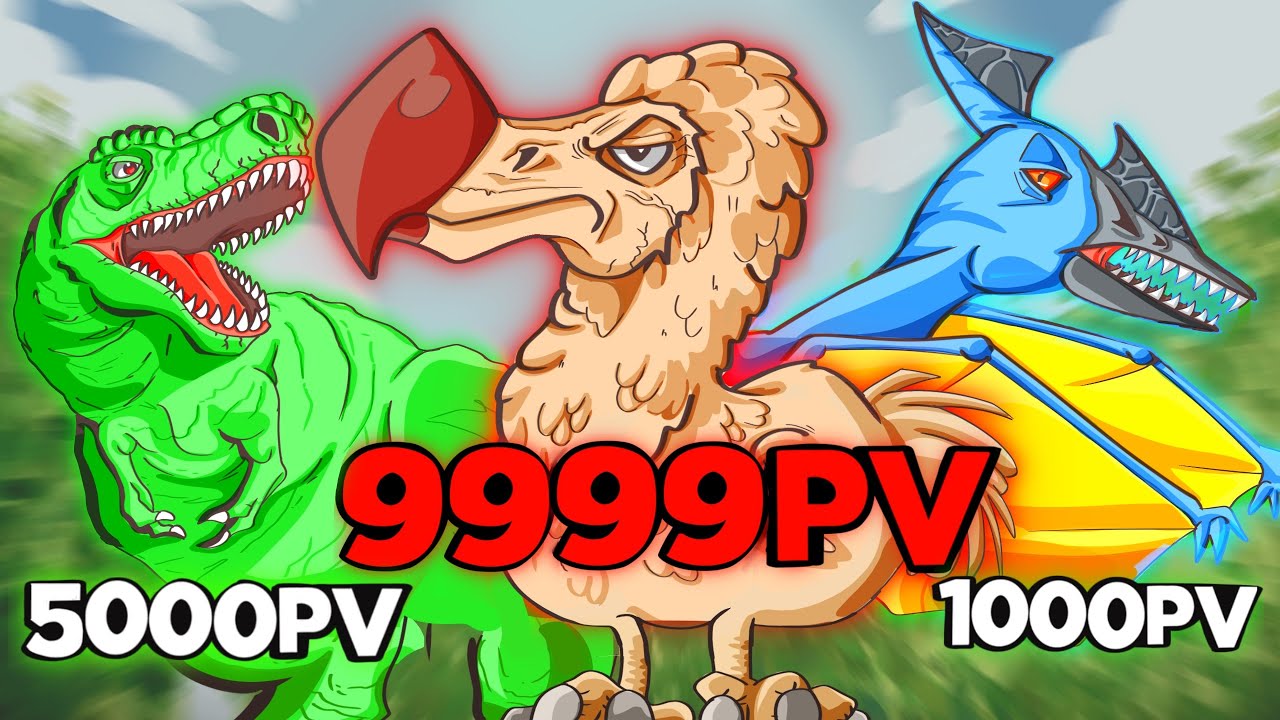 Choisir ALÉATOIREMENT des DINOS à L’AVEUGLE selon leur VIE !