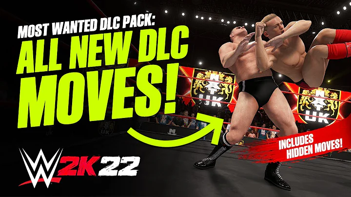 WWE 2K22: All New DLC Moves! (Most Wanted DLC Pack)