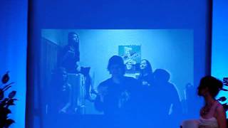 Jessica in a Spam commercial during a Murder Mystery on New Year's