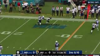 Matt Ryan Throws Interception to Rayshawn Jenkins | Colts vs Jaguars