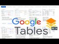 Google Tables. Моделирование любых сущностей проекта