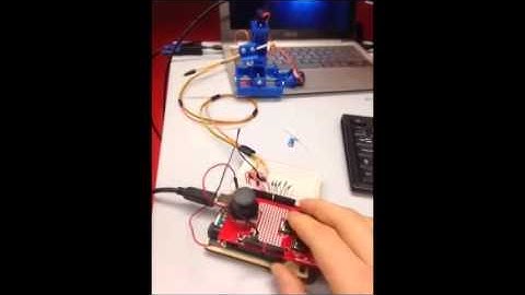 3D printed micromanipulator - controlled by Arduino with Joystick shield