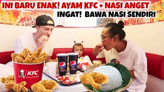 MAKAN KFC DI JERMAN BAWA NASI SENDIRI DARI RUMAH