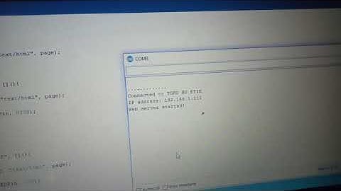 Praktek Web Server di Wemos D1