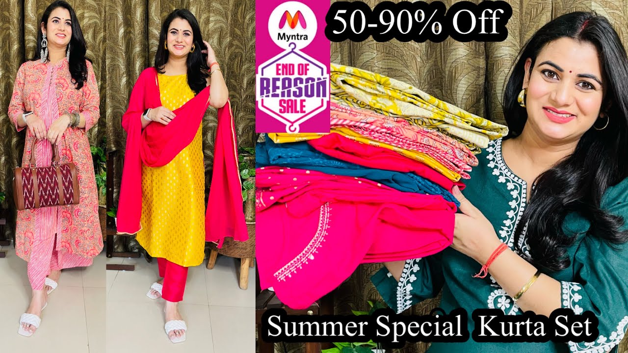 Buy Jaipur Kurti Yellow & Red Salwar Suit With Dupatta - Kurta Sets for  Women 952612 | Myntra