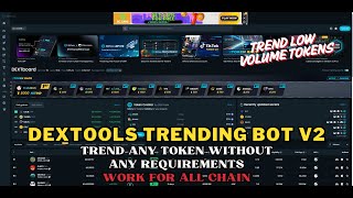 Dextools Trending Bot v2 | Trend any token on Dextools without any volume requirements | Live Proof