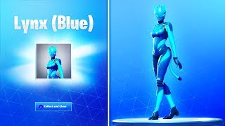 black lynx fortnite skin - how to get blue lynx skin in fortnite new fortnite free skin rewards  how to get blue lynx skin in fortnite new fortnite free skin rewards - black lynx fortnite skin